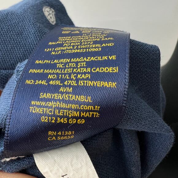 POLO RALPH LAUREN Blue White Cotton Bandana Print Short Sleeve Dress Girls XL - Picture 13 of 13